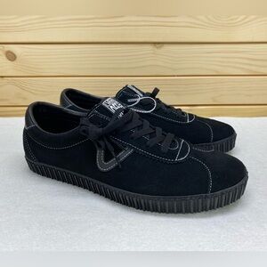 Vans 11.5 US Off The Wall 500714 Black Casual Sneakers Classic Lace-up Shoes